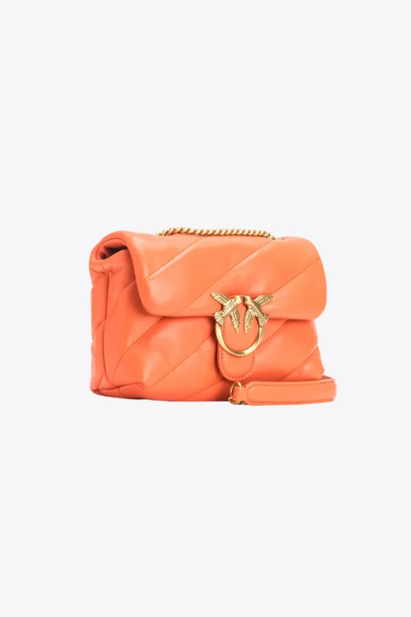 Mini Love Bag Puff Maxi Quilt ORANGE-ANTIQUE GOLD - Image 3
