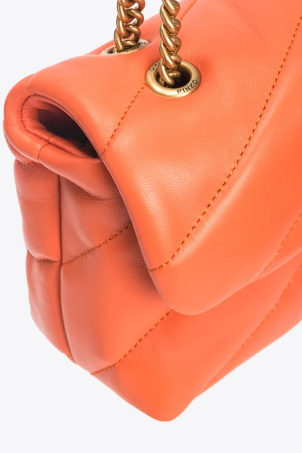 Mini Love Bag Puff Maxi Quilt ORANGE-ANTIQUE GOLD - Image 7