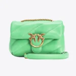 Mini Love Bag Puff Maxi Quilt MINT GREEN-ANTIQUE GOLD