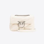 Mini Love Bag Puff Maxi Quilt WHITE+WHITE-OLD SILVER
