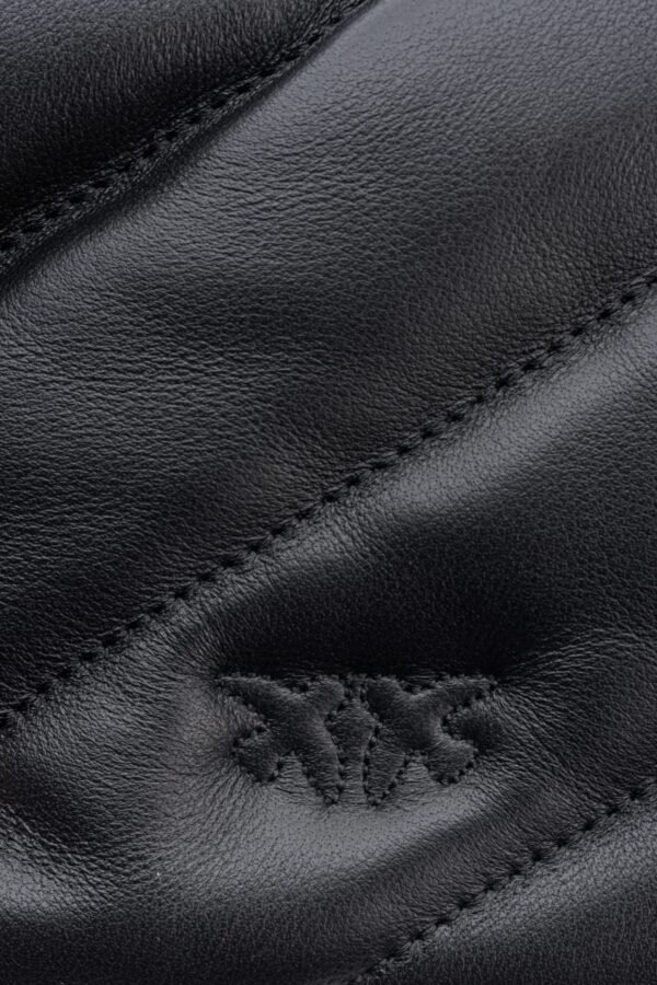 Mini Love Bag Puff Maxi Quilt BLACK-OLD SILVER - Image 5