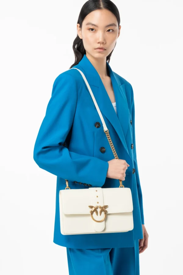 Classic Love Bag One Simply WHITE+WHITE-ANTIQUE GOLD - Image 7