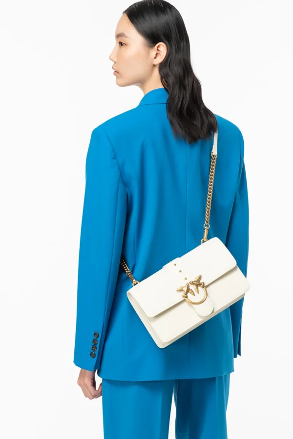 Classic Love Bag One Simply WHITE+WHITE-ANTIQUE GOLD - Image 8