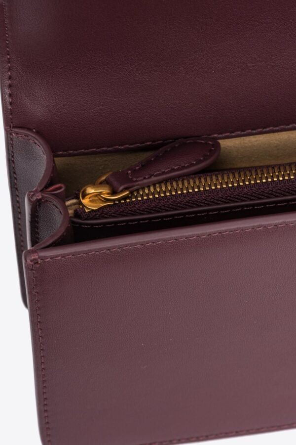 Mini Love Bag One Simply CHOCOLATE BROWN-ANTIQUE GOLD - Image 6