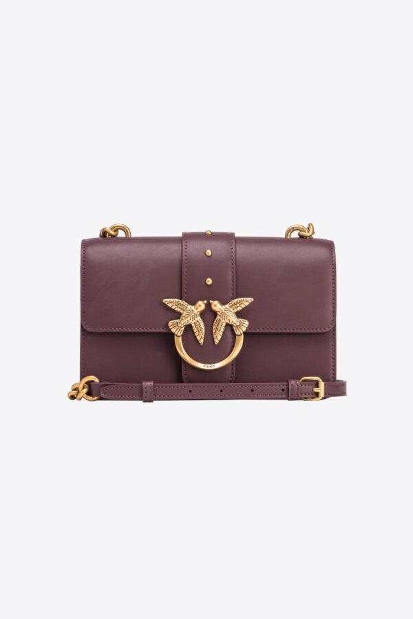Mini Love Bag One Simply CHOCOLATE BROWN-ANTIQUE GOLD