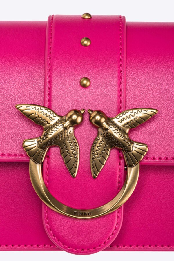 Mini Love Bag One Simply PINKO PINK-ANTIQUE GOLD - Image 4