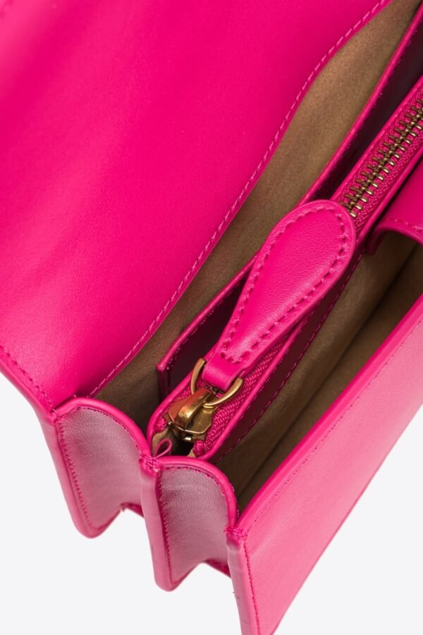 Mini Love Bag One Simply PINKO PINK-ANTIQUE GOLD - Image 6