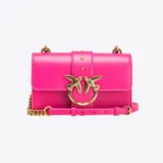 Mini Love Bag One Simply PINKO PINK-ANTIQUE GOLD