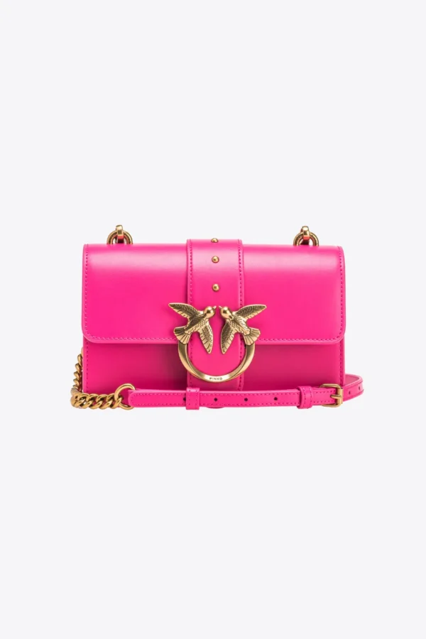 Mini Love Bag One Simply PINKO PINK-ANTIQUE GOLD