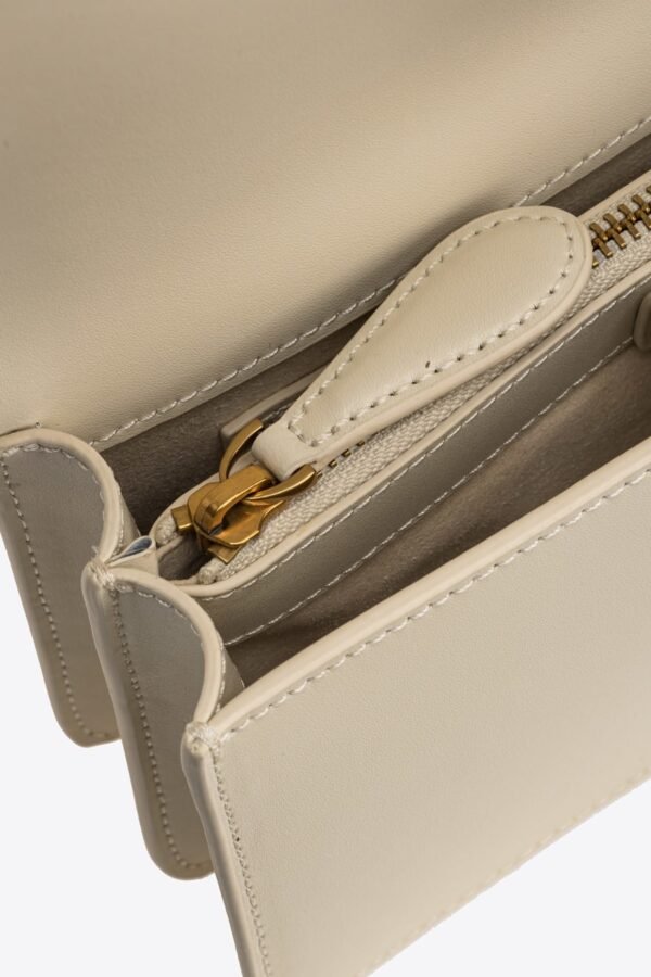 Mini Love Bag One Simply WHITE WHITE-ANTIQUE GOLD - Image 6