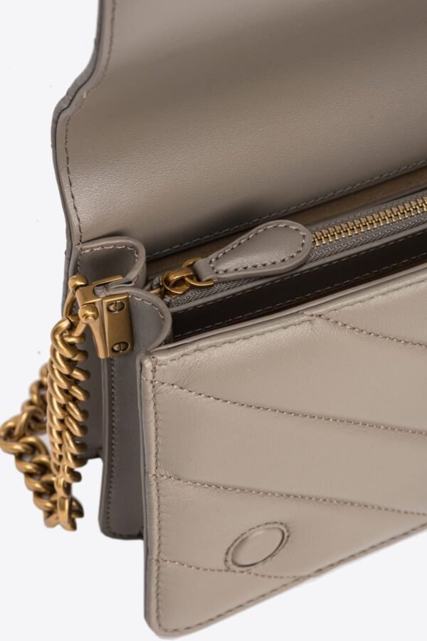 Classic Love Bag Click Big Chevron WALNUT-ANTIQUE GOLD - Image 6