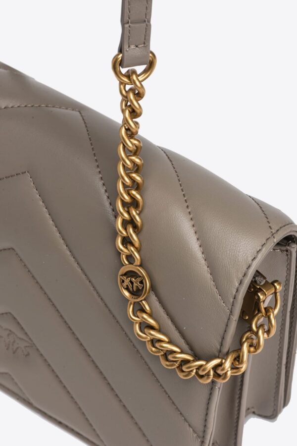Classic Love Bag Click Big Chevron WALNUT-ANTIQUE GOLD - Image 7