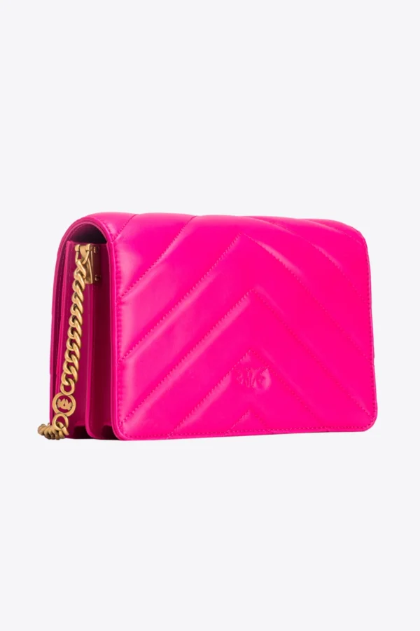 Classic Love Bag Click Big Chevron PINKO PINK-ANTIQUE GOLD - Image 2