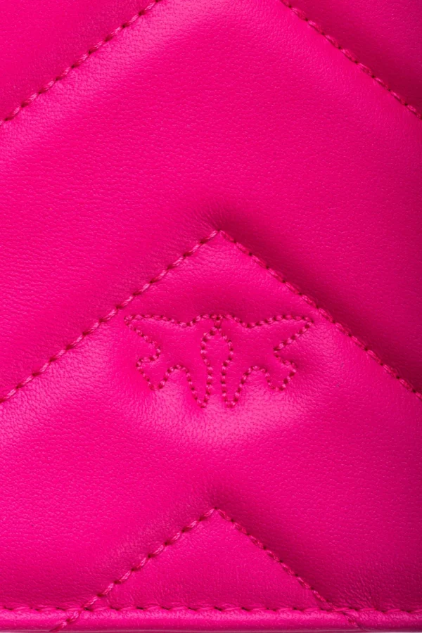 Classic Love Bag Click Big Chevron PINKO PINK-ANTIQUE GOLD - Image 5