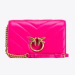 Classic Love Bag Click Big Chevron PINKO PINK-ANTIQUE GOLD