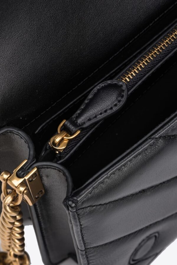 Classic Love Bag Click Big Chevron BLACK-ANTIQUE GOLD - Image 6
