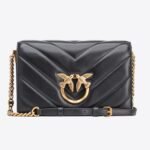 Classic Love Bag Click Big Chevron BLACK-ANTIQUE GOLD