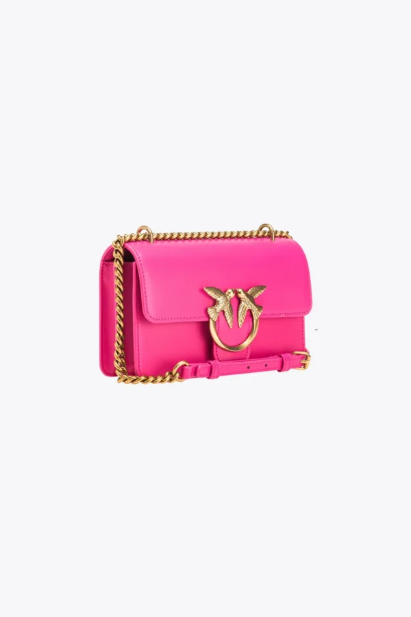 Mini Love Bag One Simply PINKO PINK-ANTIQUE GOLD - Image 3