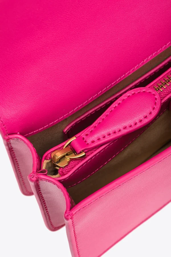 Mini Love Bag One Simply PINKO PINK-ANTIQUE GOLD - Image 6