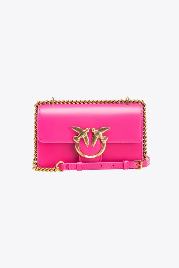 Mini Love Bag One Simply PINKO PINK-ANTIQUE GOLD