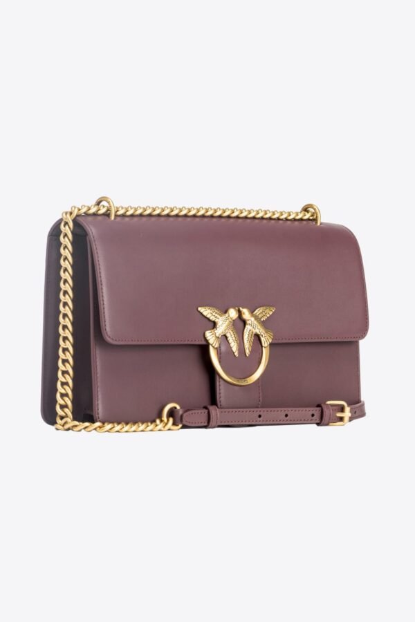 Classic Love Bag One Simply CHOCOLATE BROWN-ANTIQUE GOLD - Image 3