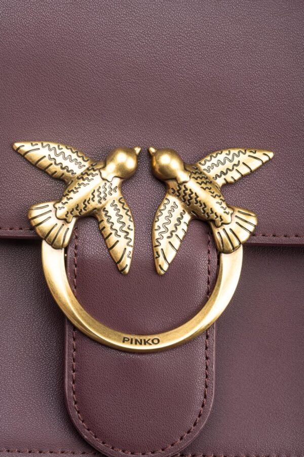 Classic Love Bag One Simply CHOCOLATE BROWN-ANTIQUE GOLD - Image 4