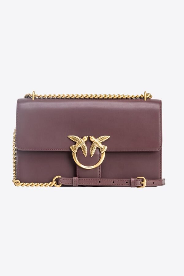 Classic Love Bag One Simply CHOCOLATE BROWN-ANTIQUE GOLD