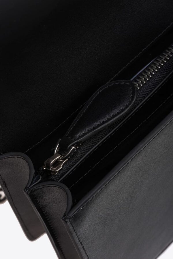 Classic Love Bag One Simply BLACK-ANTIQUE SILVER - Image 6