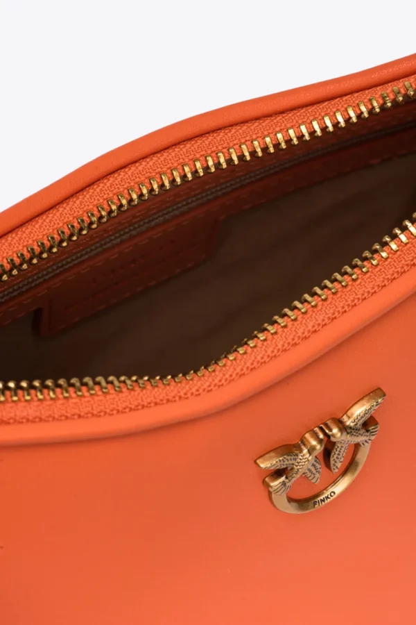 Mini Love Bag Half Moon Simply ORANGE-ANTIQUE GOLD - Image 6