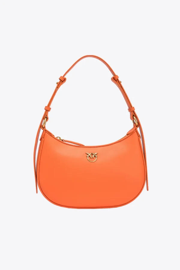 Mini Love Bag Half Moon Simply ORANGE-ANTIQUE GOLD