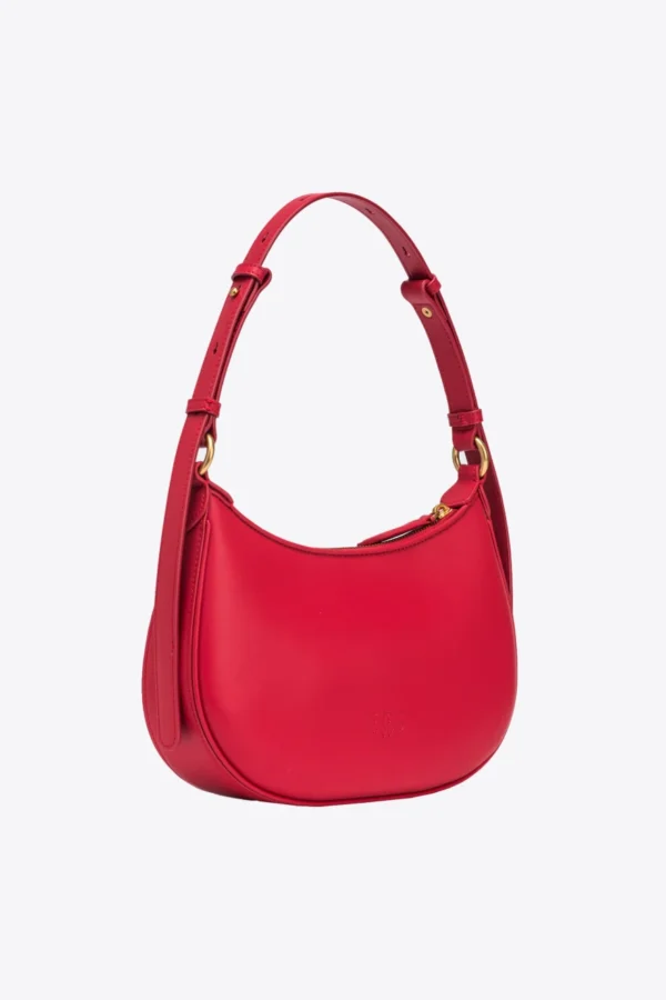 Mini Love Bag Half Moon Simply RED-ANTIQUE GOLD - Image 2
