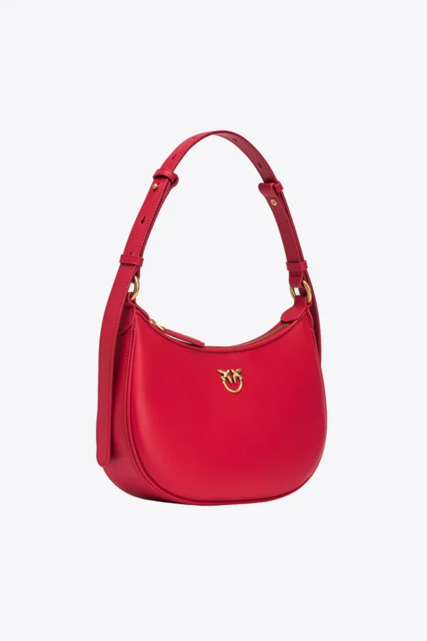 Mini Love Bag Half Moon Simply RED-ANTIQUE GOLD - Image 3