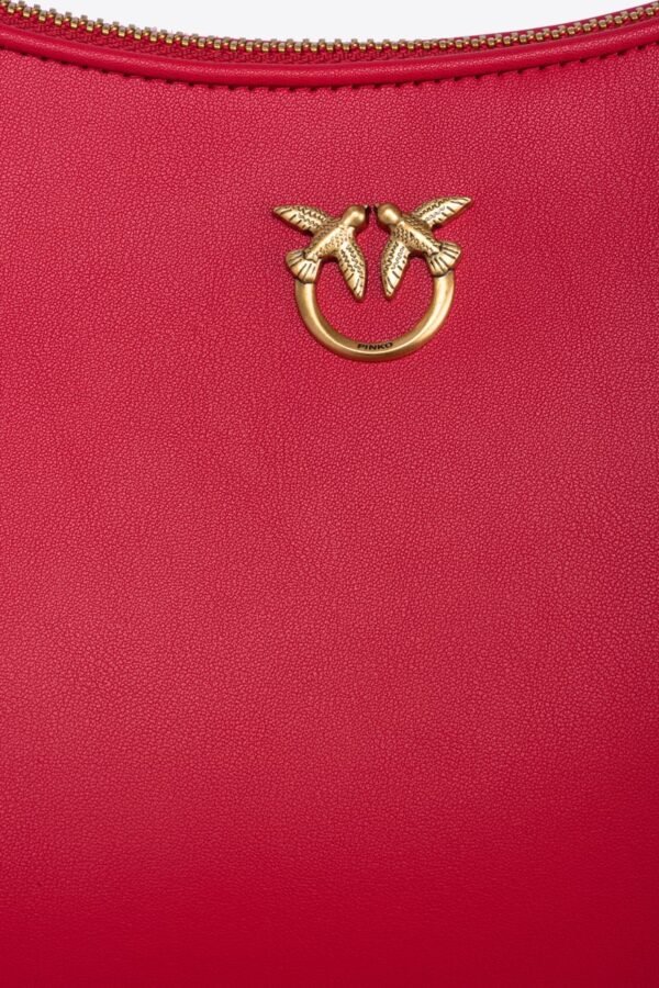 Mini Love Bag Half Moon Simply RED-ANTIQUE GOLD - Image 4