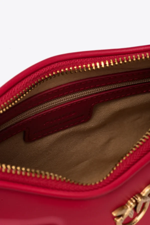 Mini Love Bag Half Moon Simply RED-ANTIQUE GOLD - Image 6
