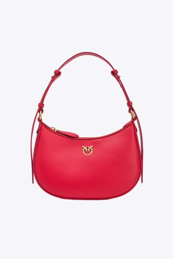 Mini Love Bag Half Moon Simply RED-ANTIQUE GOLD