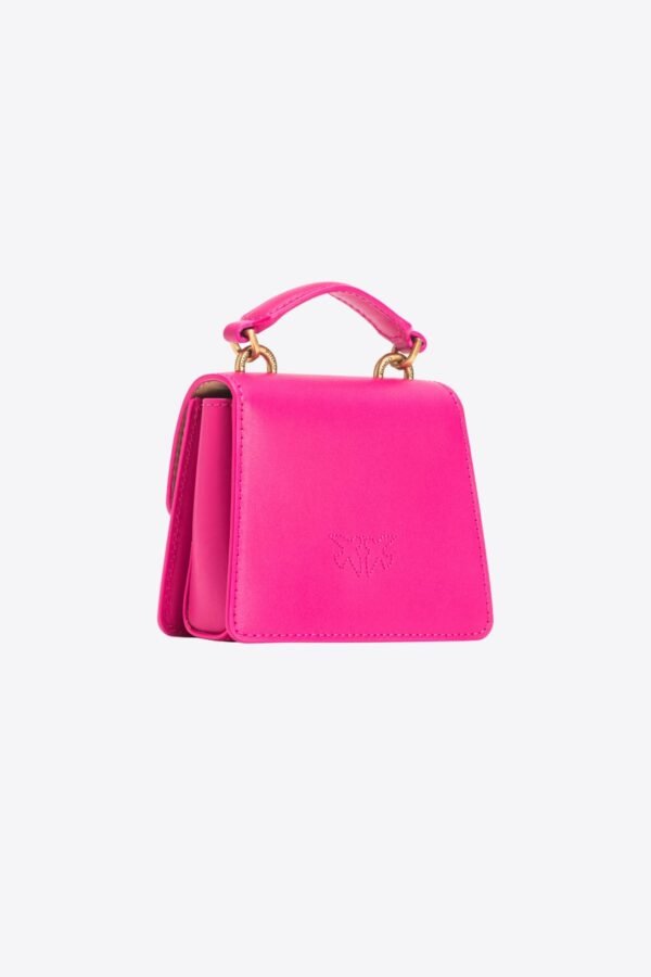 Micro Love Bag One Top Handle Light PINKO PINK-ANTIQUE GOLD - Image 2