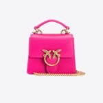 Micro Love Bag One Top Handle Light PINKO PINK-ANTIQUE GOLD