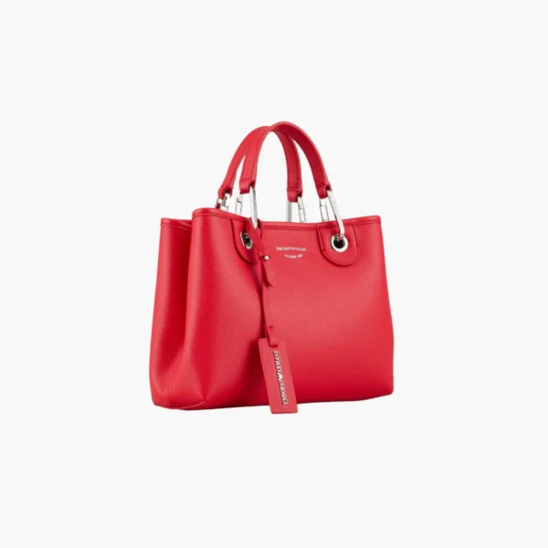 Small MyEA shopper bag with deer print Red - Image 2
