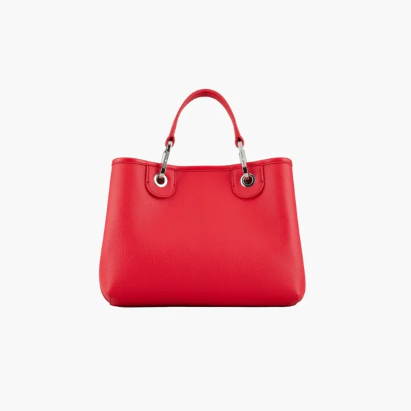 Small MyEA shopper bag with deer print Red - Image 3