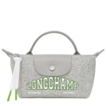 Le Pliage Collection University Pouch Grey