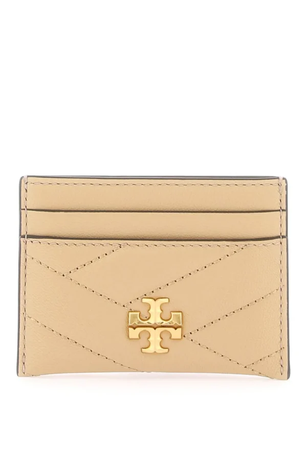Kira Chevron Card Case New Cream