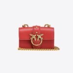 Micro Love Bag One Simply RUBI RED-ANTIQUE GOLD
