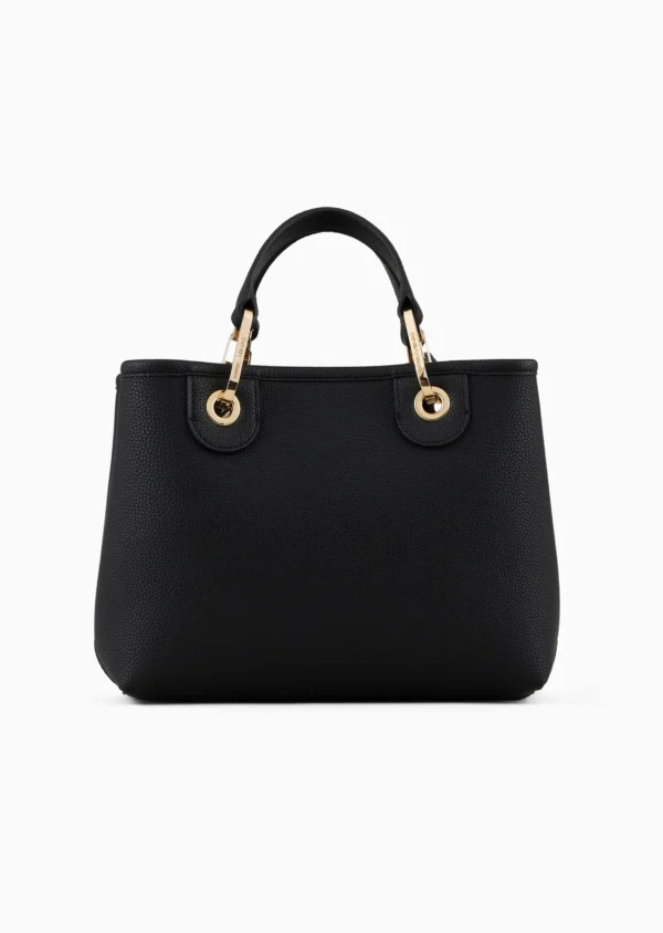 Small MyEA shopper bag with deer print Deep Black - Image 3