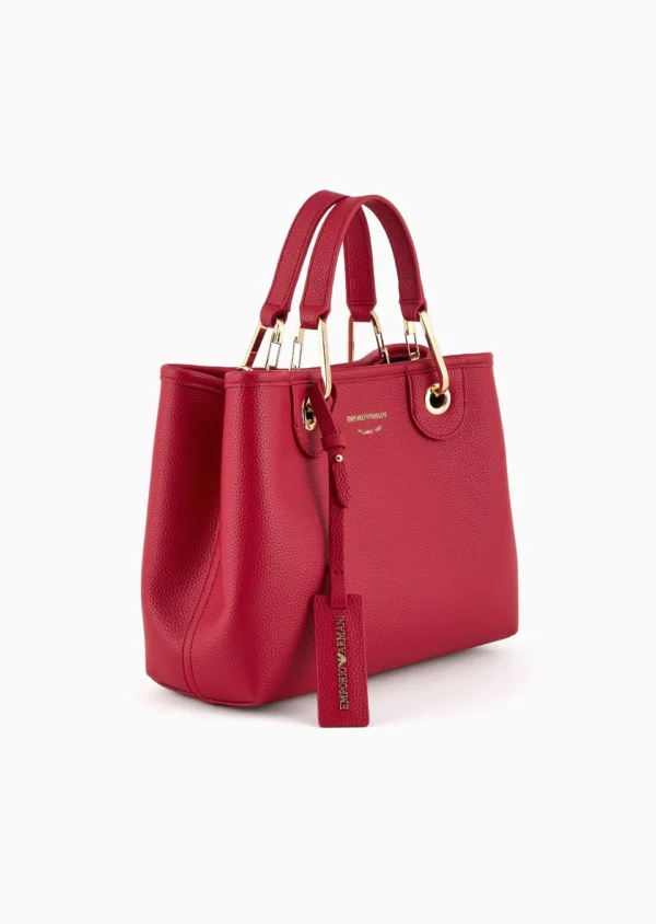 Small MyEA shopper bag with deer print Coral - Image 2