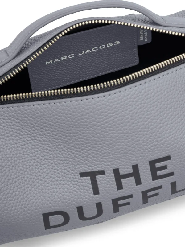 The Marc Jacobs Leather Duffle Bag Wolf Grey - Image 5