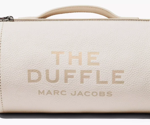 The Marc Jacobs Leather Duffle Bag Cotton/Silver - Image 6