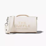 The Marc Jacobs Leather Duffle Bag Cotton/Silver