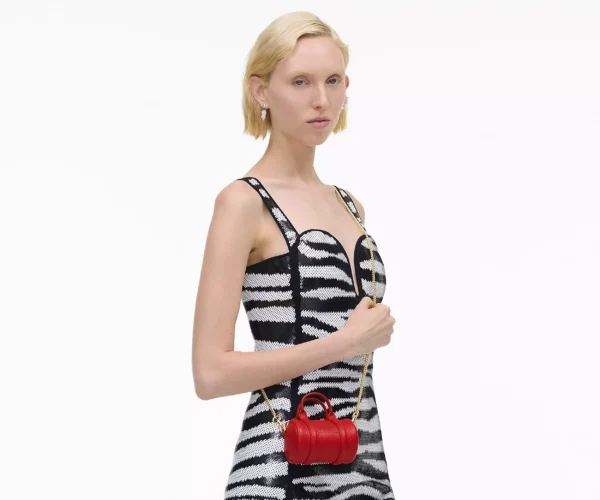 The Marc Jacobs Leather Nano Duffle Crossbody True Red - Image 2