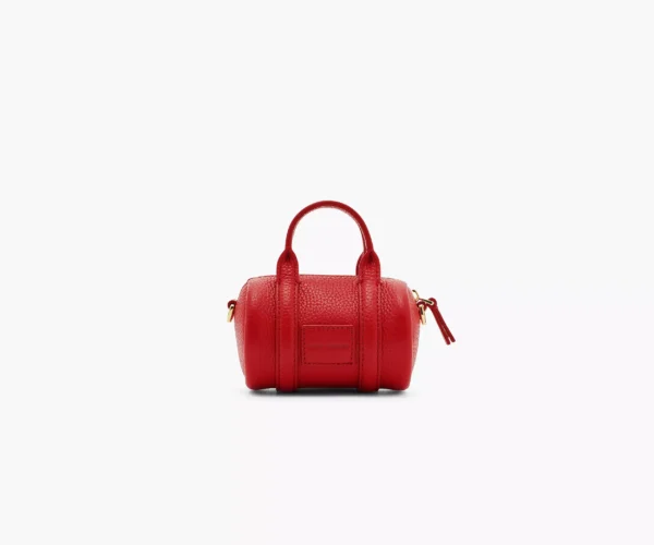 The Marc Jacobs Leather Nano Duffle Crossbody True Red - Image 3