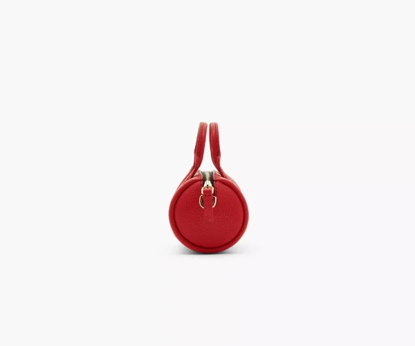The Marc Jacobs Leather Nano Duffle Crossbody True Red - Image 5
